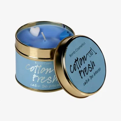 Downtown Bomb Cosmetics Cotton Fresh Scented Candle