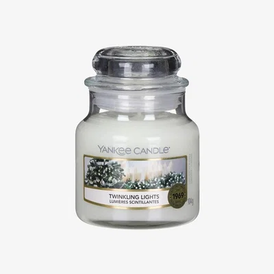 Downtown Yankee Twinkling Lights Small Jar Candle