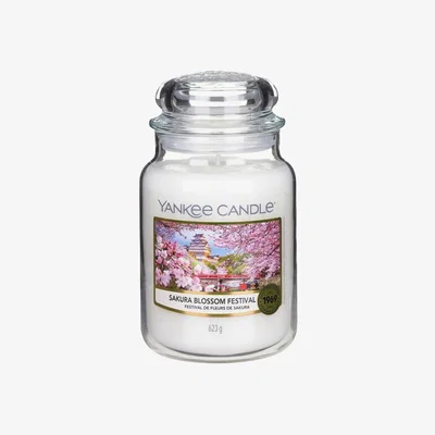 Downtown Yankee Candle Sakura Blossom Festival Jar Candle