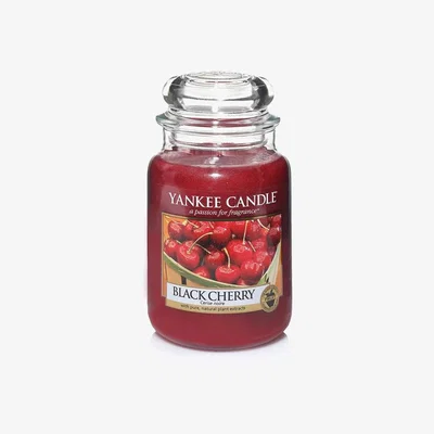 Downtown Yankee Candle Scented Jar Candle - Black Cherry