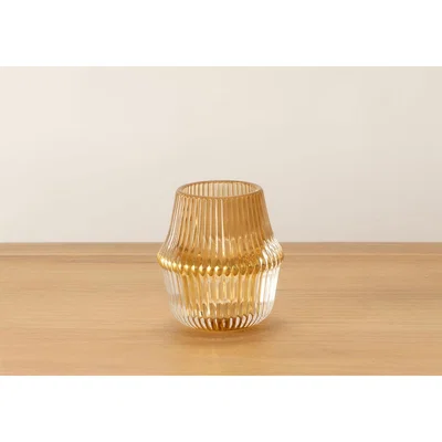 Perch and Parrow Renata Tealight Holder in Gold