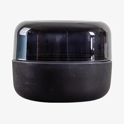 Perch and Parrow Zesty Citrus Candle Jar in Black