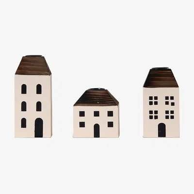 Perch and Parrow Dwell Candlesticks -Set of 3