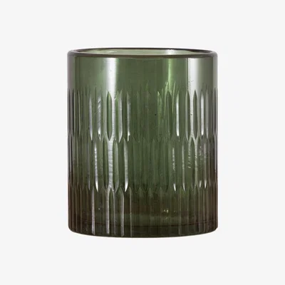 Perch and Parrow Wade Tone Glass Candle Holder