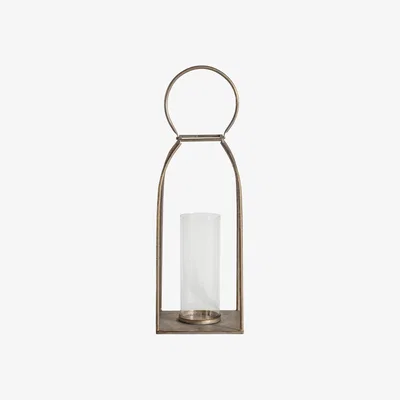 Perch and Parrow Janda Antique Gold Lantern, Small