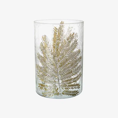 Perch and Parrow Granby Fern Large Hurricane Vase