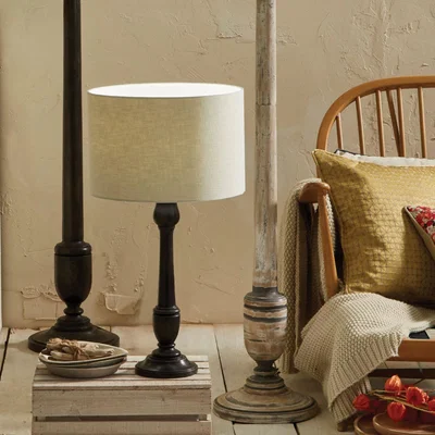 Pagazzi Captiva Candlestick Wood Table Lamp