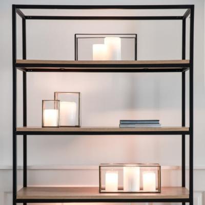 Pagazzi HADIZA CANDLE HOLDER BLACK LARGE
