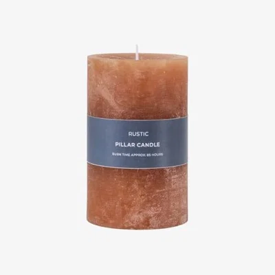 Pagazzi PILLAR CANDLE SMALL AMBER