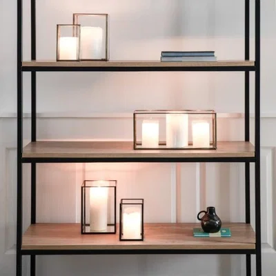 Pagazzi HADIZA CANDLE HOLDER BLACK SMALL