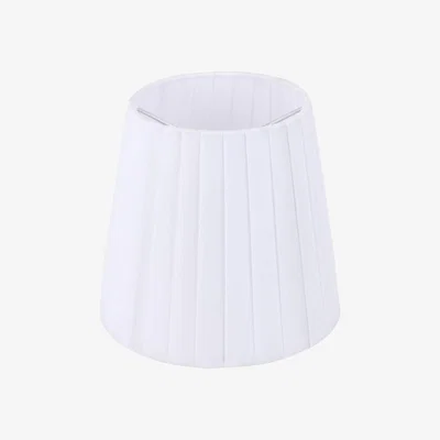 Pagazzi Sana White Pleated 14cm Candle Shade