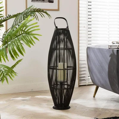 Quatropi Quatropi Tall Black Torpedo Lantern