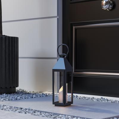 The Range Metallic Candle Holder in Black - Black / 150*150*510CM