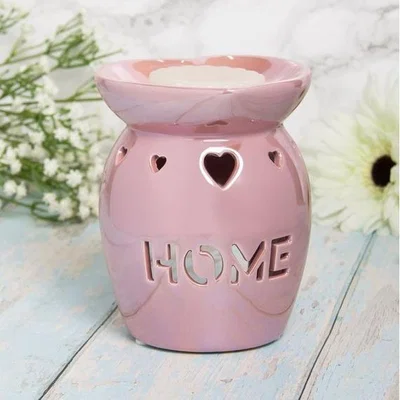 The Range Ceramic Home Wax and Oil Burner - Pink