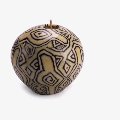 The Range Kuba Ball Candle - Neutral