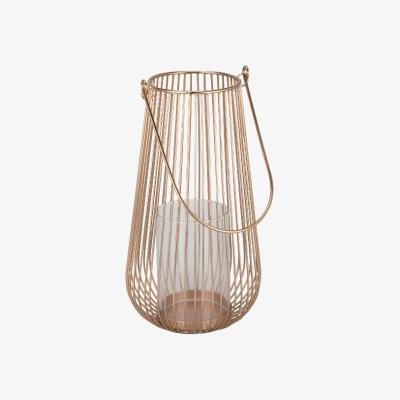 The Range Gold Wire Lantern