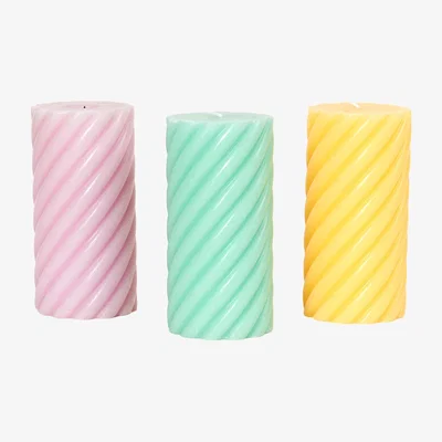The Range Pastel Twist Candle