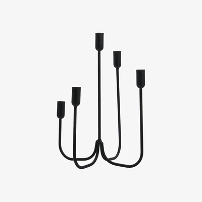 The Range Matt Candelabra - Black