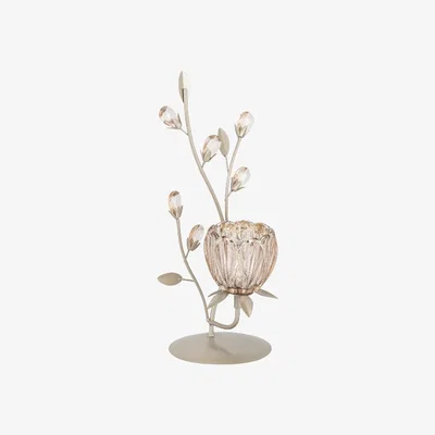 The Range Blush Flower Head Candle Holder