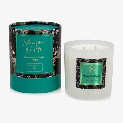 The Range 400g Botanical Soy Wax Scented Candle - Shanghai Nights