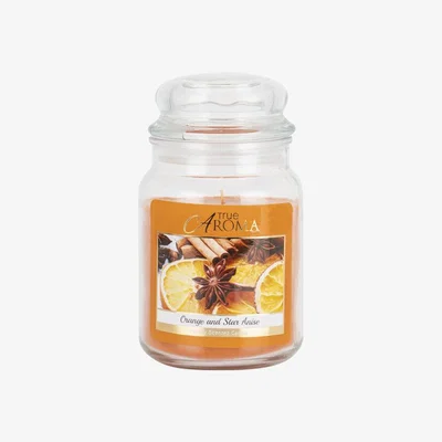 The Range Orange and Star Anise Mason Jar Candle