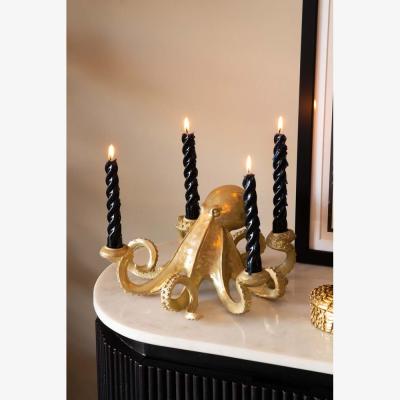 Rockett St George Gold Octopus Candlestick Holder