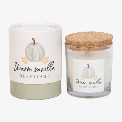 The Range Warm Vanilla Autumn Fragranced Candle - White