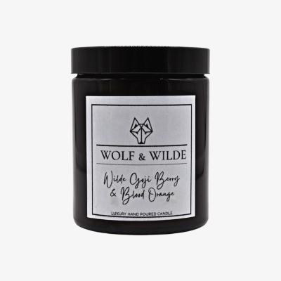 The Range Goji Berry and Blood Orange Luxury Aromatherapy Scented Candle - White