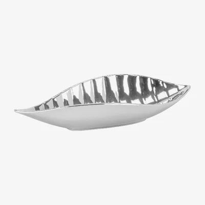 The Range Silver Curved Candle Plate 46Cm - Silver