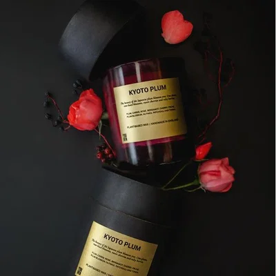 The Range Kyoto Plum Candle - Red