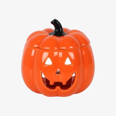 The Range Orange Jack-O-Lantern Oil and Wax Melt Burner - Orange