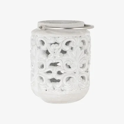 The Range Decor Lantern - White