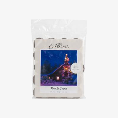 The Range Pack of 20 Moonlit Cabin Tealights