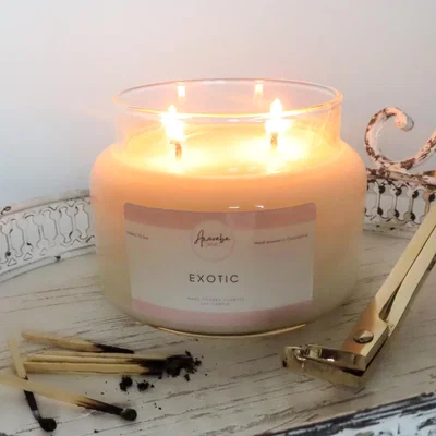 The Range Exotic Scented Soy Candle - Neutral