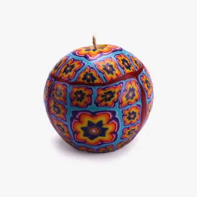The Range Red Rainbow Ball Candle - Neutral