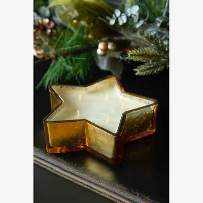 Rockett St George Balsam Cedar Gold Star Candle