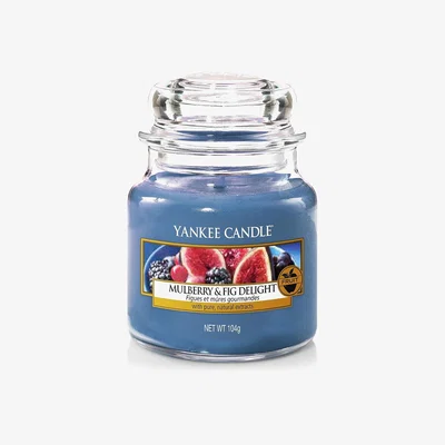 The Range Yankee Candle Classic Small Jar - Yellow / Mulberry and Fig Delight