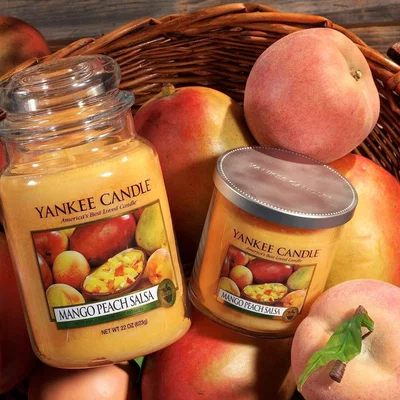 The Range Yankee Candle Classic Small Jar - Yellow / Mango Peach Salsa