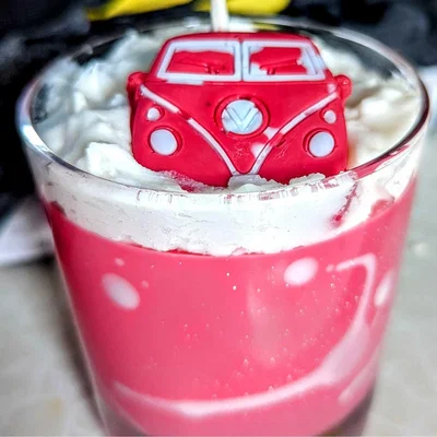 The Range Keep on Camping Candle - red