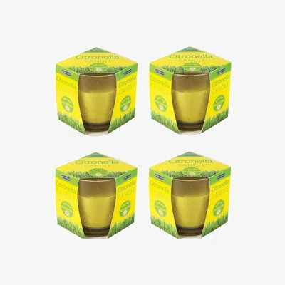 The Range Citronella Glass Jar Candle - Yellow / 4