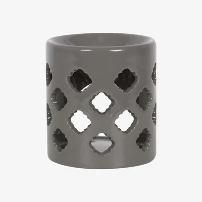 The Range Lattice Oil Burner and Wax Melts - Grey