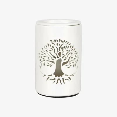 The Range Tree of Life Electric Oil and Wax Melt Burner - White