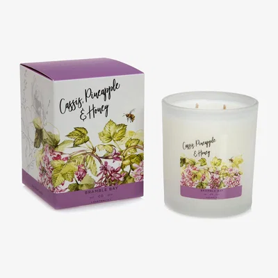 The Range 300g Bath  Body Soy Wax Scented Candle - Cassis, Pineapple & Honey / Cassis, Pineapple & Honey