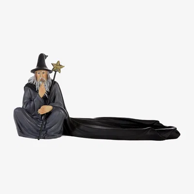 The Range Spirit of the Sorcerer Incense Burner Ashcatcher - Wizard - Black
