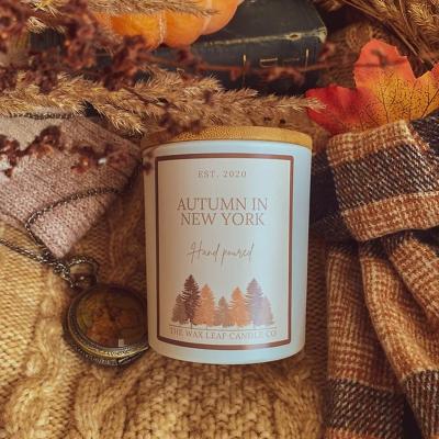 The Range Autumn in New York Woodwick Candle - White