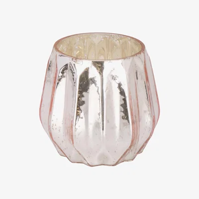 The Range Blush Mercury Candle Holder