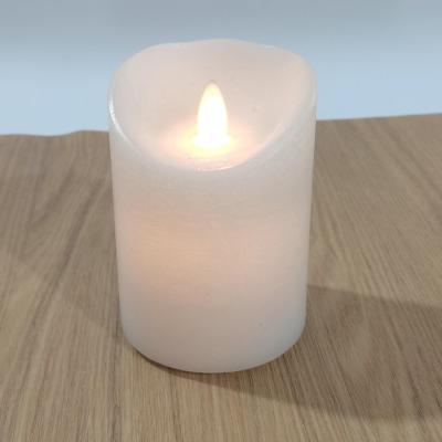 The Range LED Cosy Cotton Pillar Candle