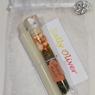 The Range Absent Friends Spell Set, Spell Tube and Candle - White