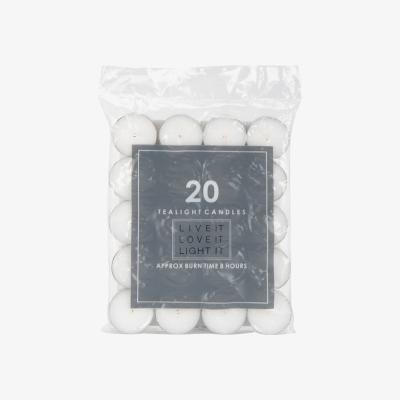 The Range Pack of 20 Tealight Candles