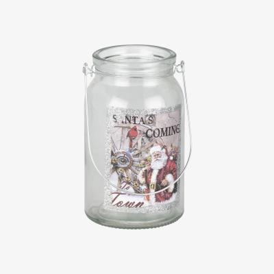 The Range Santa is Coming to Town Candle Holder